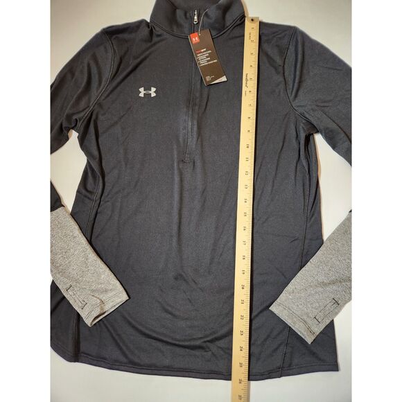 Under Armour HeatGear Quarter Zip – Women’s Large, Black, NWT - Picture 6 of 9